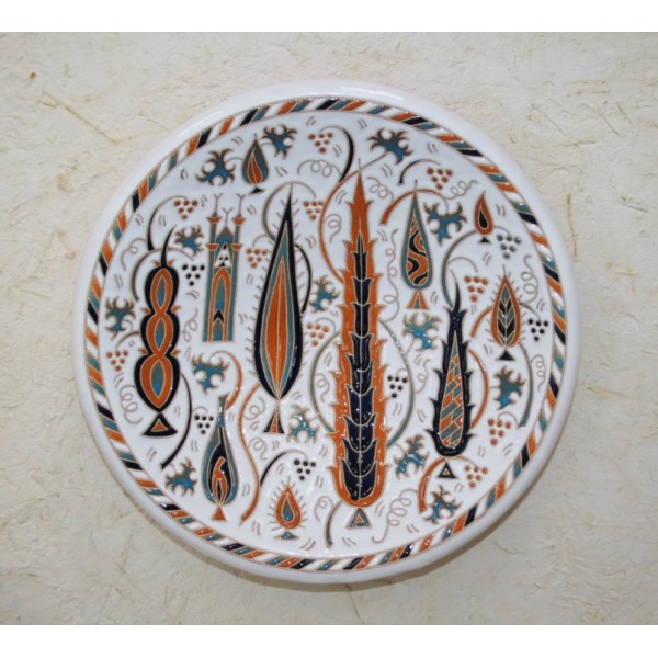 Керамическая тарелка от Мамута Чурлу 